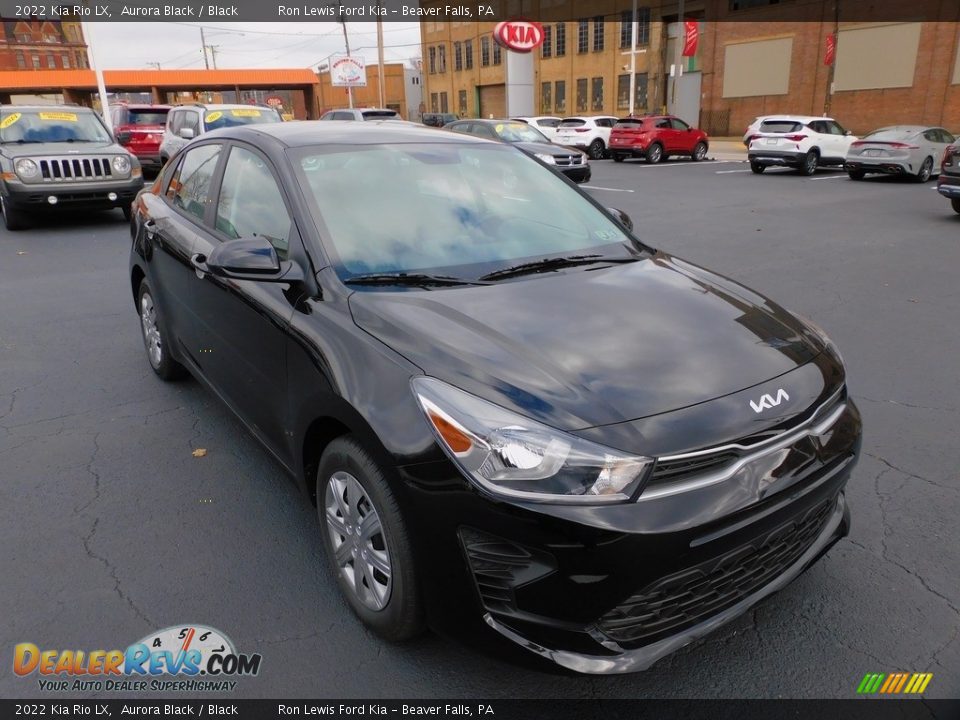 Front 3/4 View of 2022 Kia Rio LX Photo #9