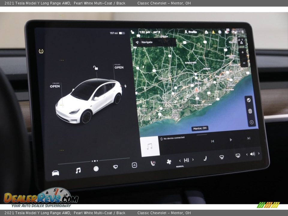 Navigation of 2021 Tesla Model Y Long Range AWD Photo #8