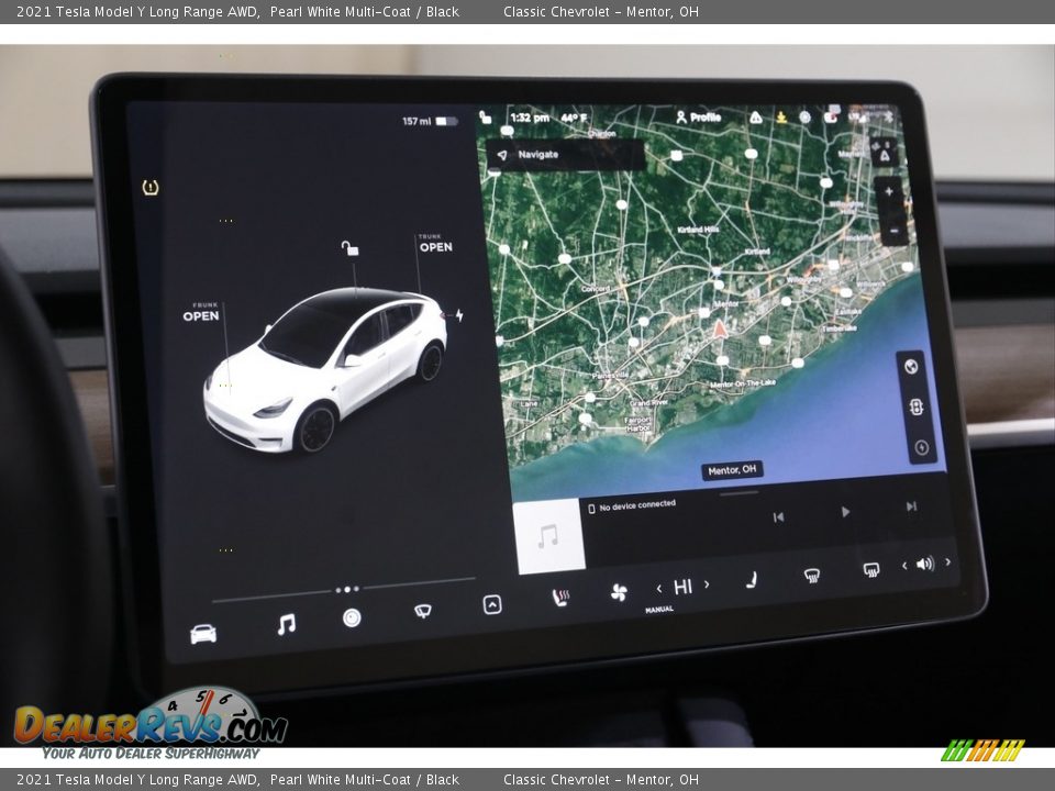 Navigation of 2021 Tesla Model Y Long Range AWD Photo #8