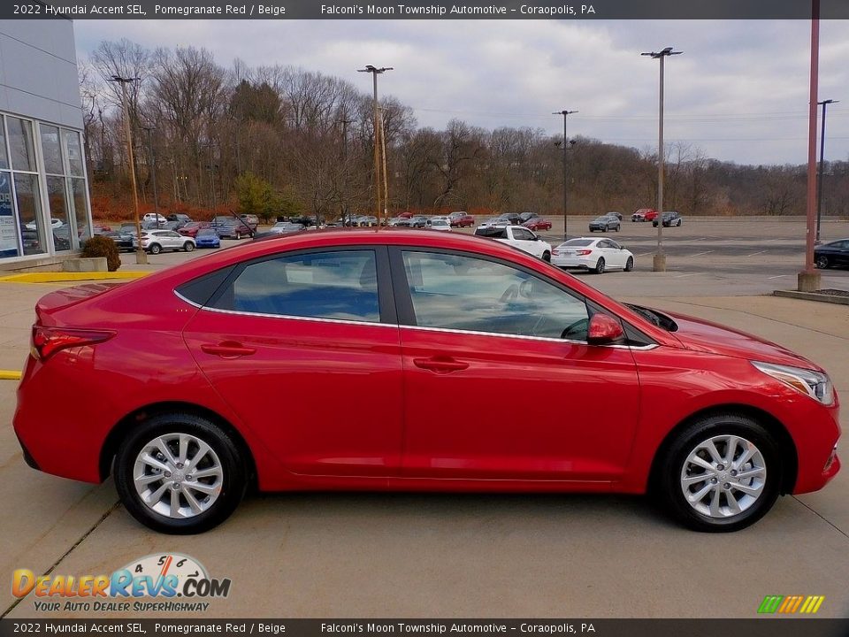 Pomegranate Red 2022 Hyundai Accent SEL Photo #1