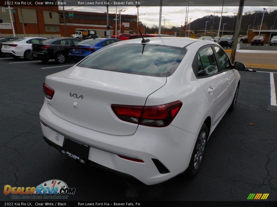 2022 Kia Rio LX Clear White / Black Photo #2