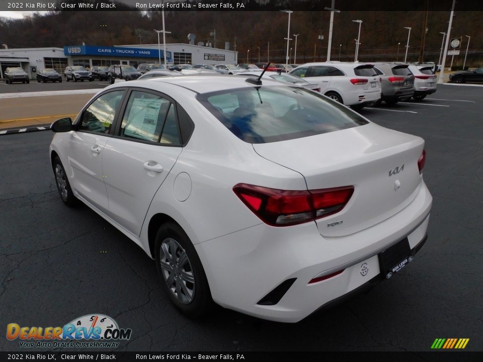 2022 Kia Rio LX Clear White / Black Photo #5