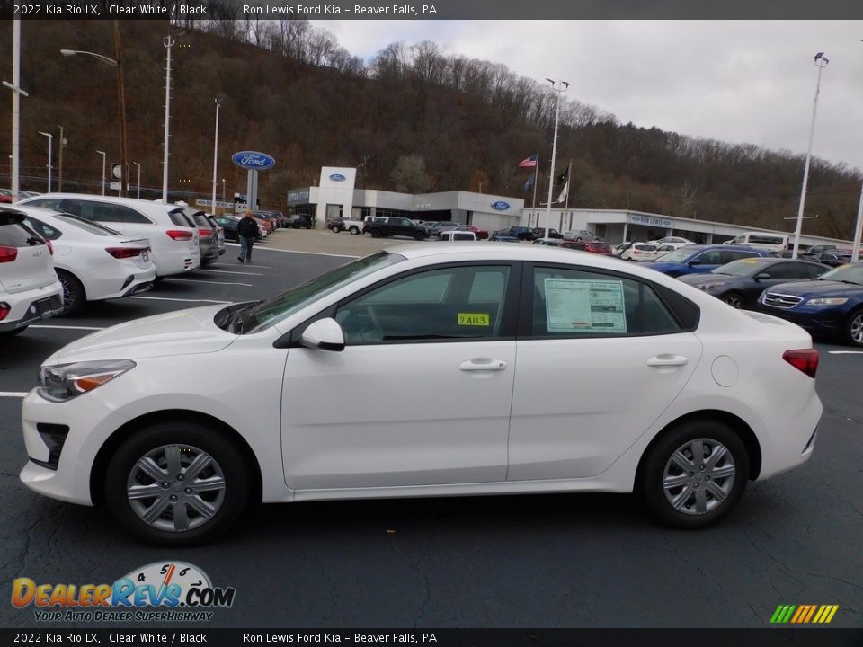 Clear White 2022 Kia Rio LX Photo #6
