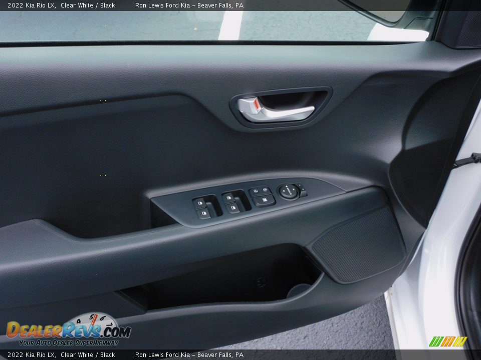 2022 Kia Rio LX Clear White / Black Photo #14