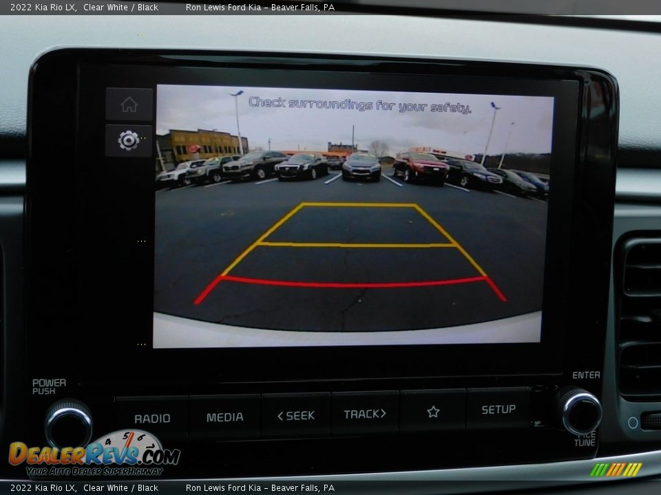 2022 Kia Rio LX Clear White / Black Photo #16