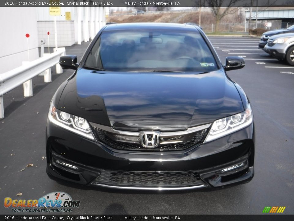 2016 Honda Accord EX-L Coupe Crystal Black Pearl / Black Photo #4