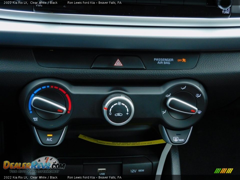 Controls of 2022 Kia Rio LX Photo #17