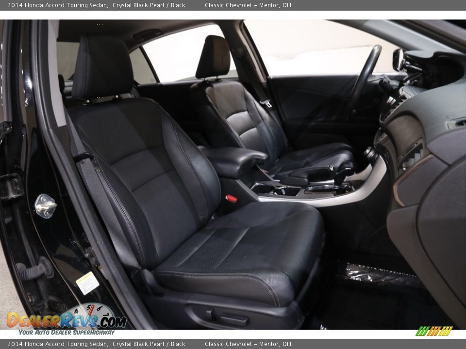 2014 Honda Accord Touring Sedan Crystal Black Pearl / Black Photo #15