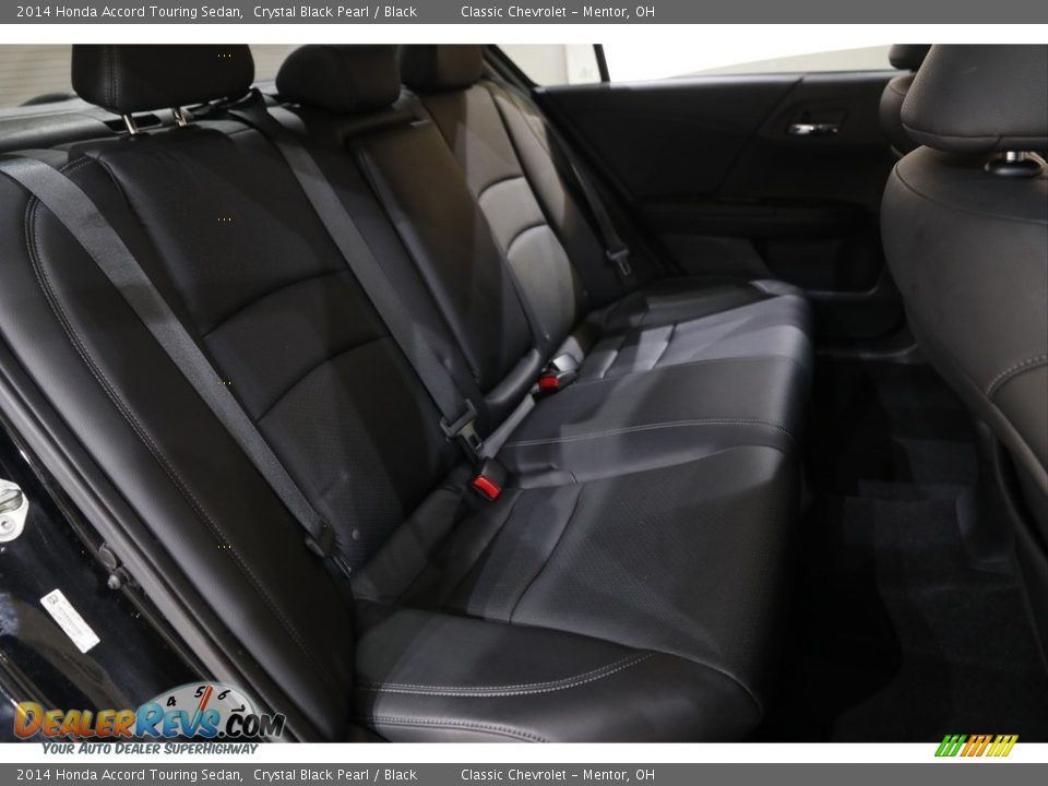 2014 Honda Accord Touring Sedan Crystal Black Pearl / Black Photo #16