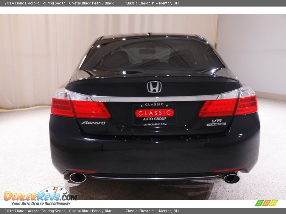 2014 Honda Accord Touring Sedan Crystal Black Pearl / Black Photo #18