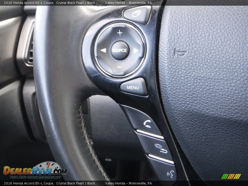 2016 Honda Accord EX-L Coupe Steering Wheel Photo #21