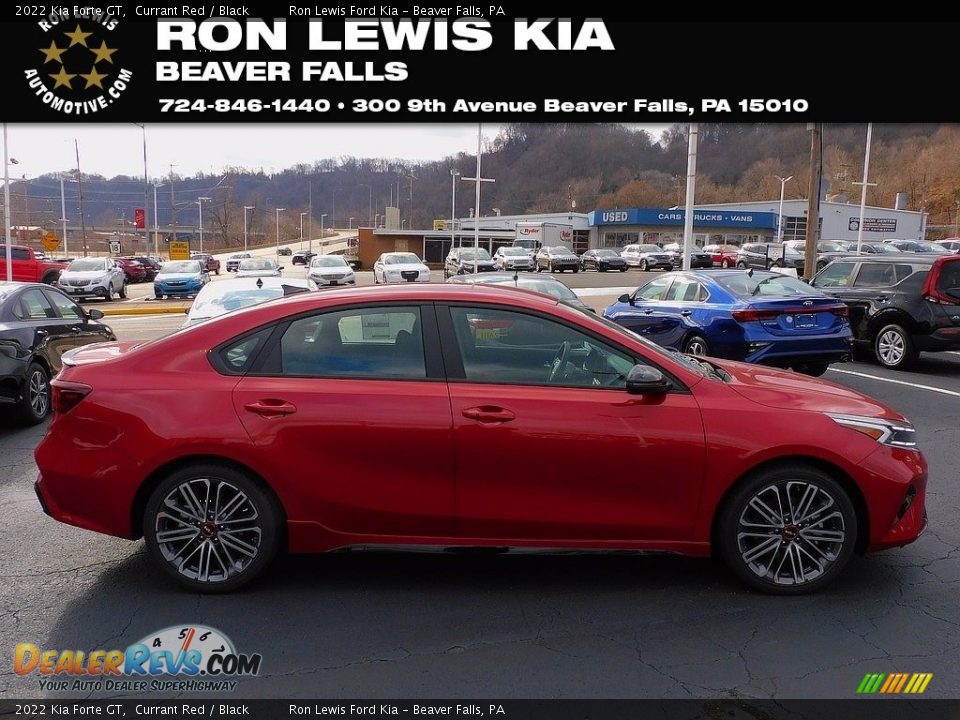 2022 Kia Forte GT Currant Red / Black Photo #1