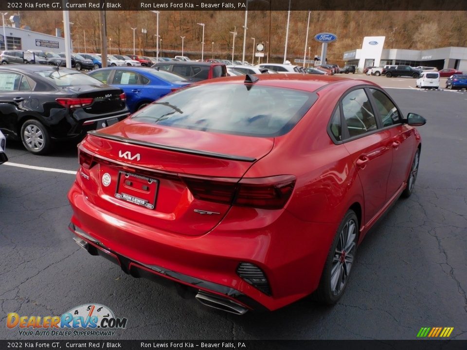 2022 Kia Forte GT Currant Red / Black Photo #2