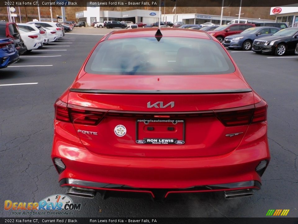 2022 Kia Forte GT Currant Red / Black Photo #3