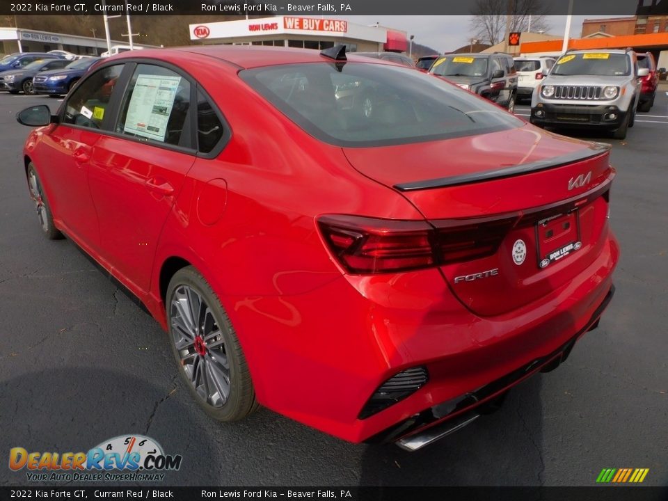 2022 Kia Forte GT Currant Red / Black Photo #5