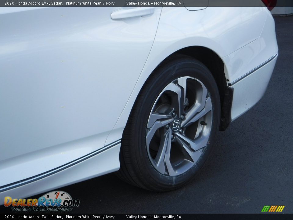 2020 Honda Accord EX-L Sedan Platinum White Pearl / Ivory Photo #3