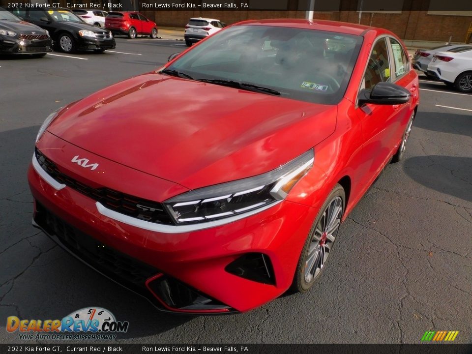 2022 Kia Forte GT Currant Red / Black Photo #7