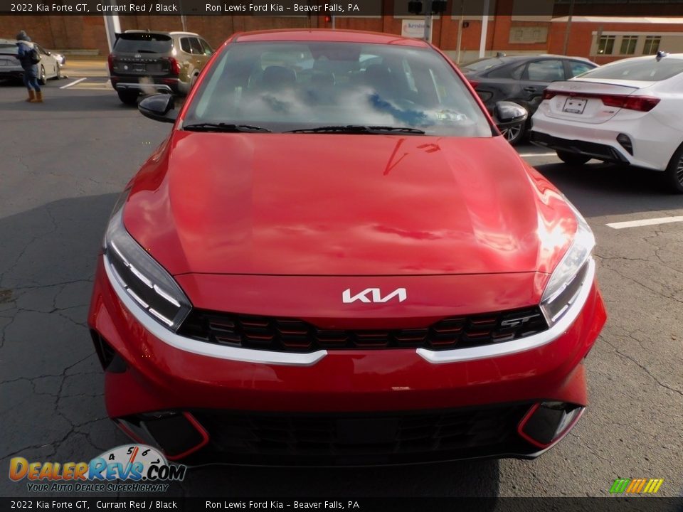 2022 Kia Forte GT Currant Red / Black Photo #8