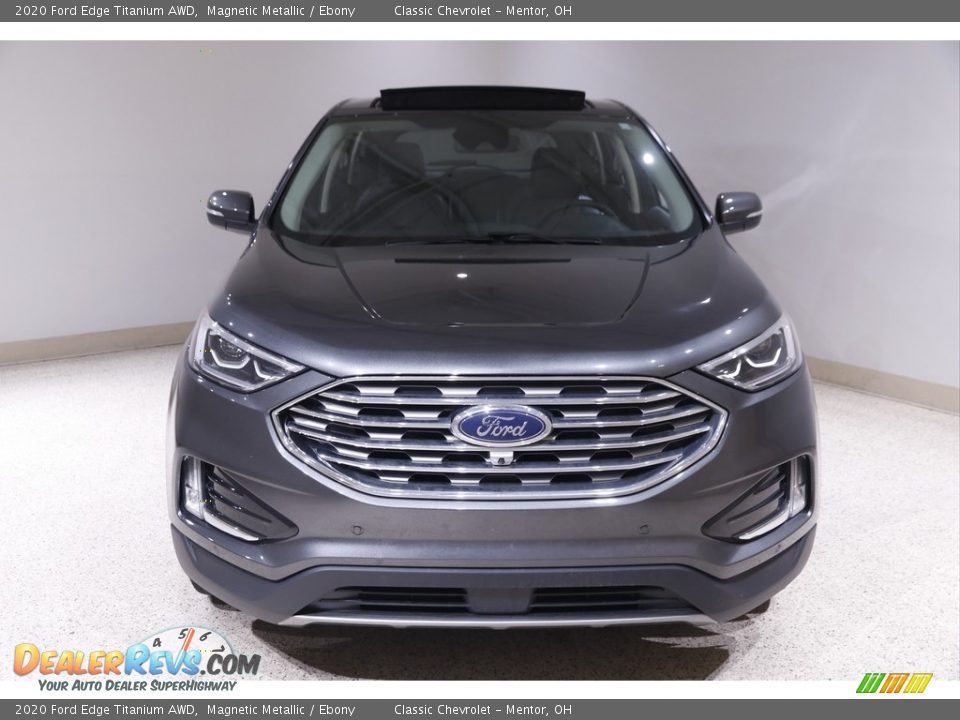 2020 Ford Edge Titanium AWD Magnetic Metallic / Ebony Photo #2