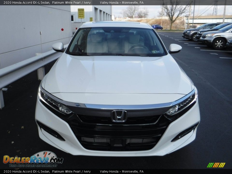 2020 Honda Accord EX-L Sedan Platinum White Pearl / Ivory Photo #5