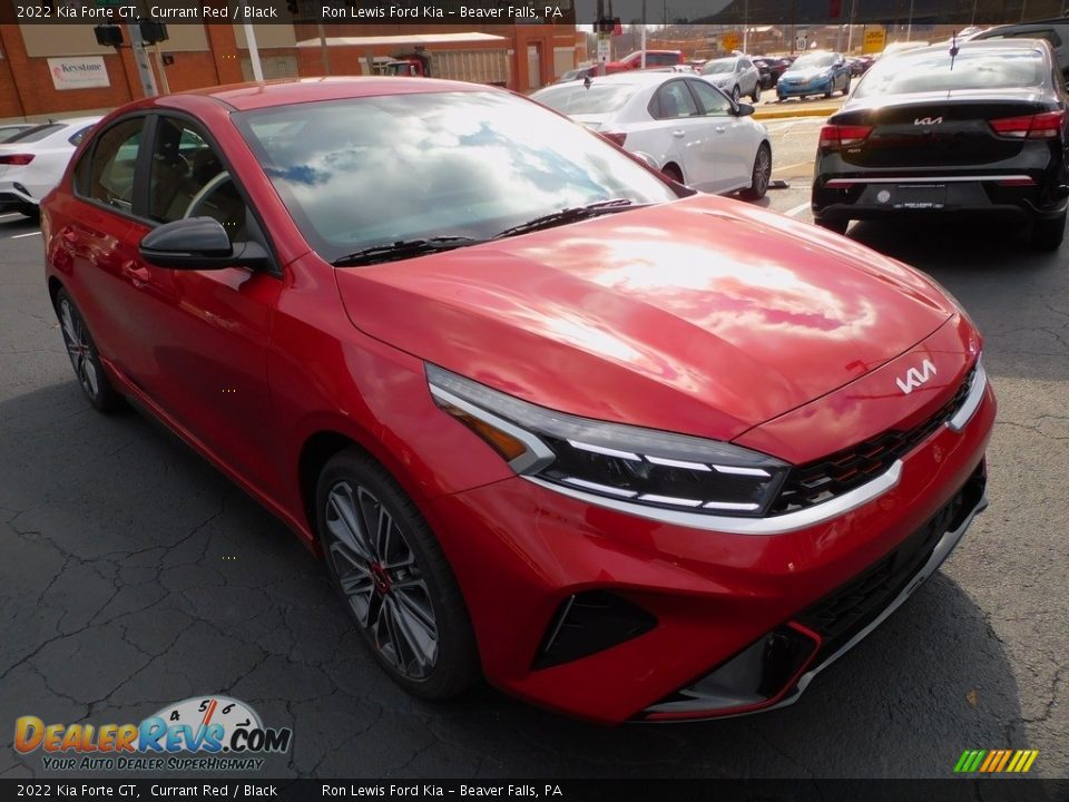 2022 Kia Forte GT Currant Red / Black Photo #9
