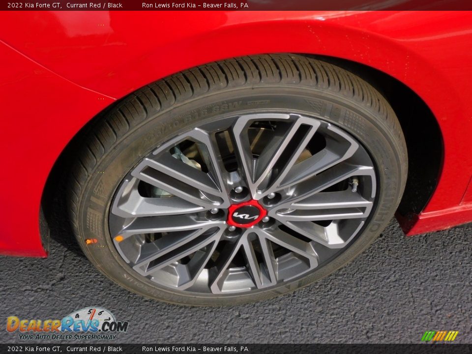 2022 Kia Forte GT Currant Red / Black Photo #10