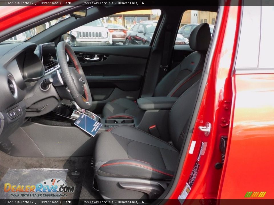 2022 Kia Forte GT Currant Red / Black Photo #11