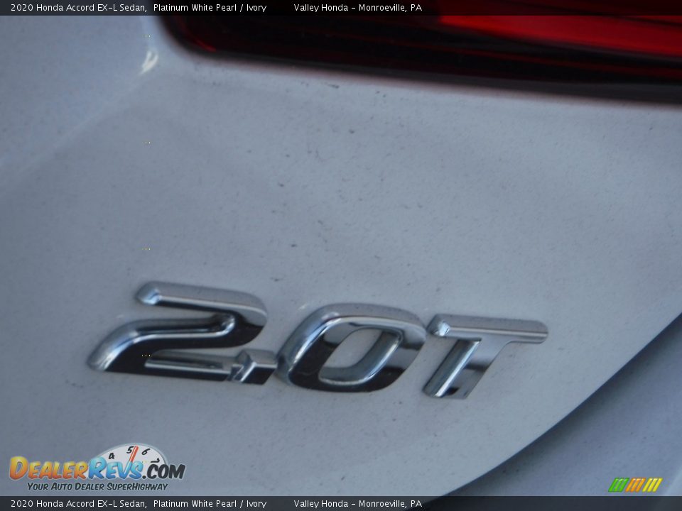 2020 Honda Accord EX-L Sedan Platinum White Pearl / Ivory Photo #8