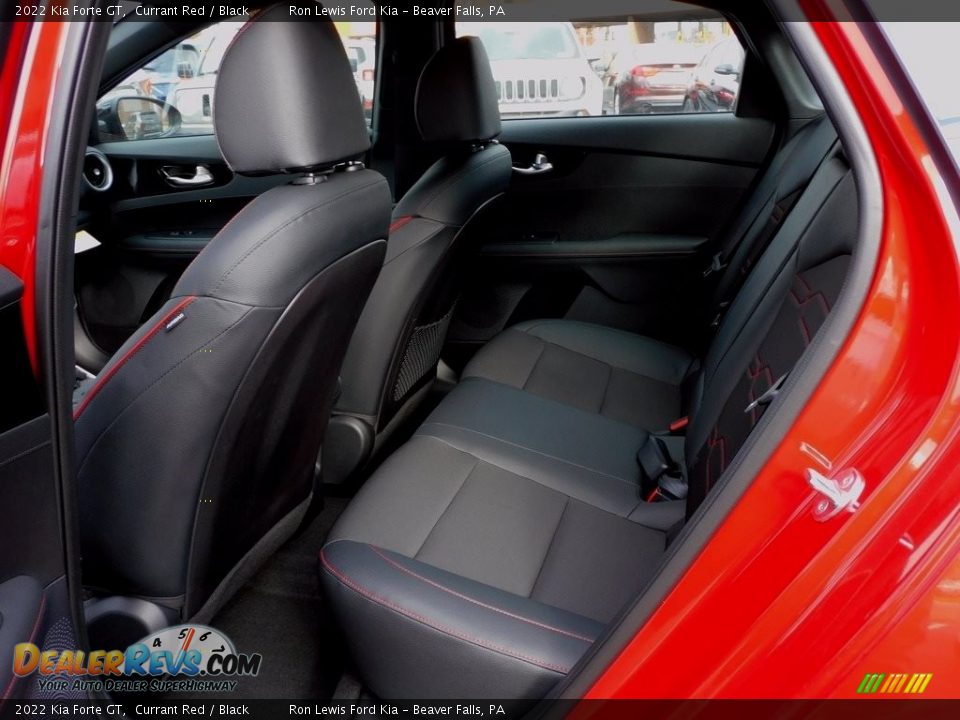 2022 Kia Forte GT Currant Red / Black Photo #12