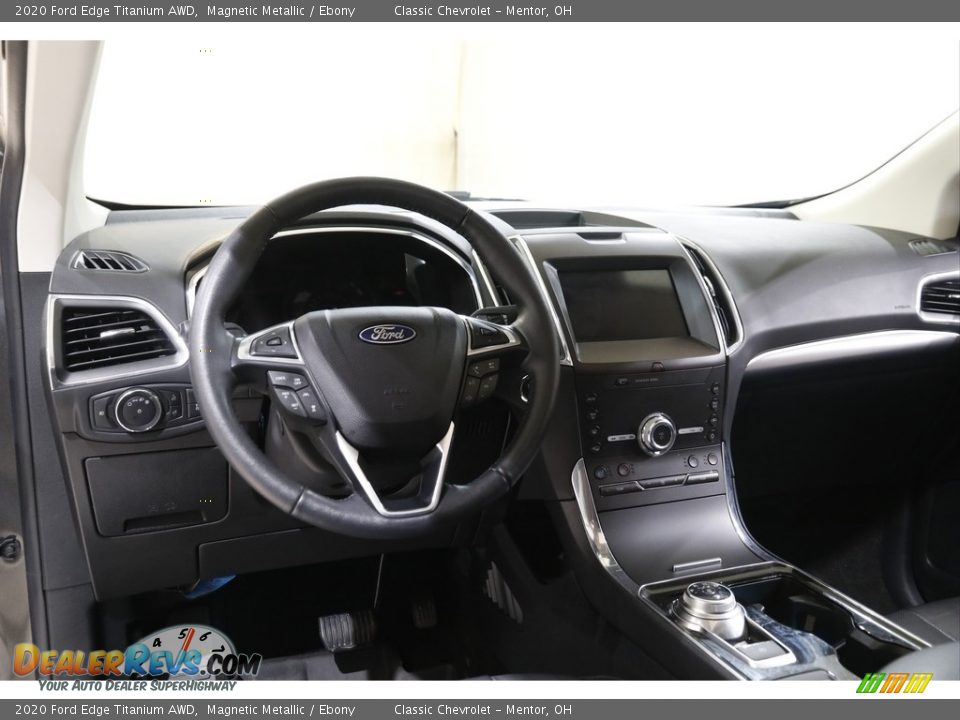 2020 Ford Edge Titanium AWD Magnetic Metallic / Ebony Photo #6