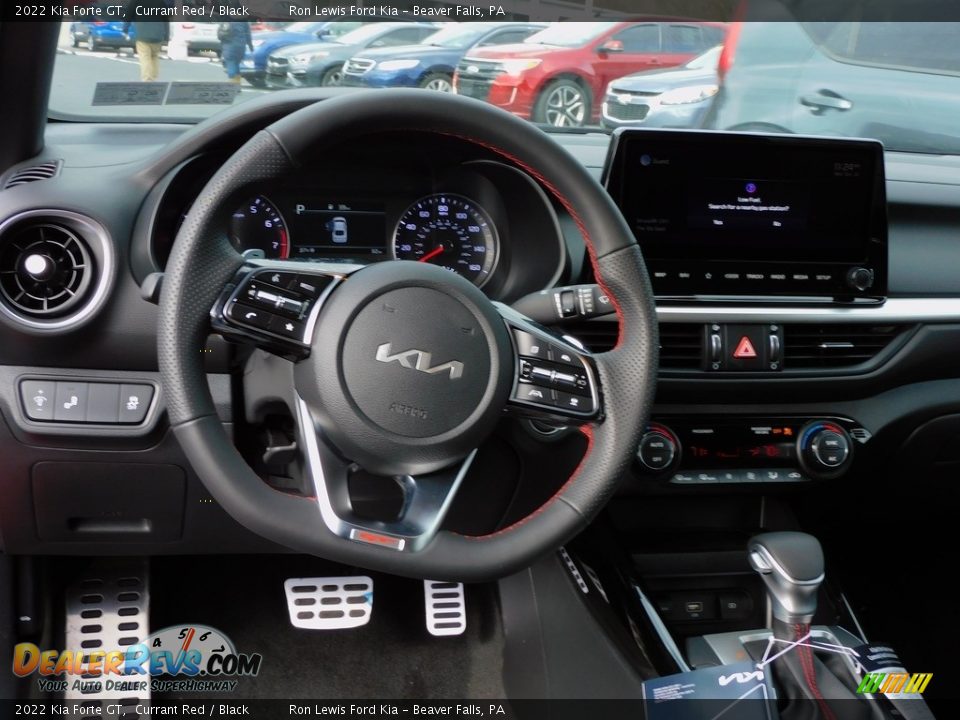 2022 Kia Forte GT Currant Red / Black Photo #13