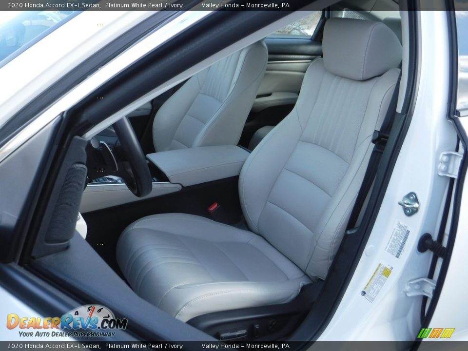 2020 Honda Accord EX-L Sedan Platinum White Pearl / Ivory Photo #13