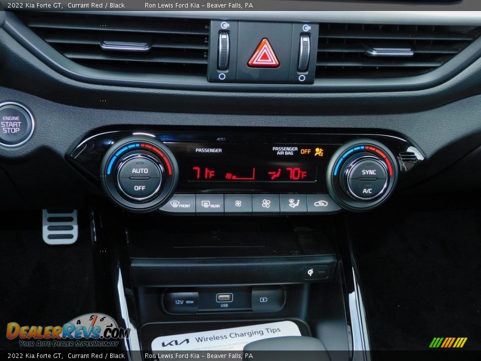 2022 Kia Forte GT Currant Red / Black Photo #17