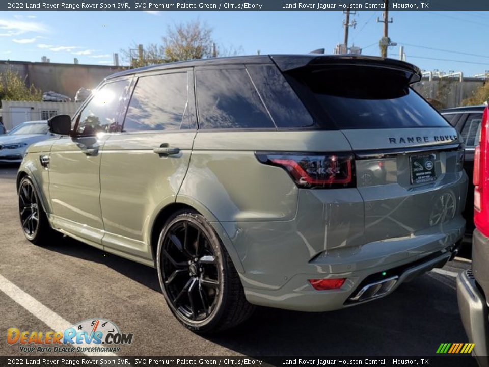 2022 Land Rover Range Rover Sport SVR SVO Premium Palette Green / Cirrus/Ebony Photo #10