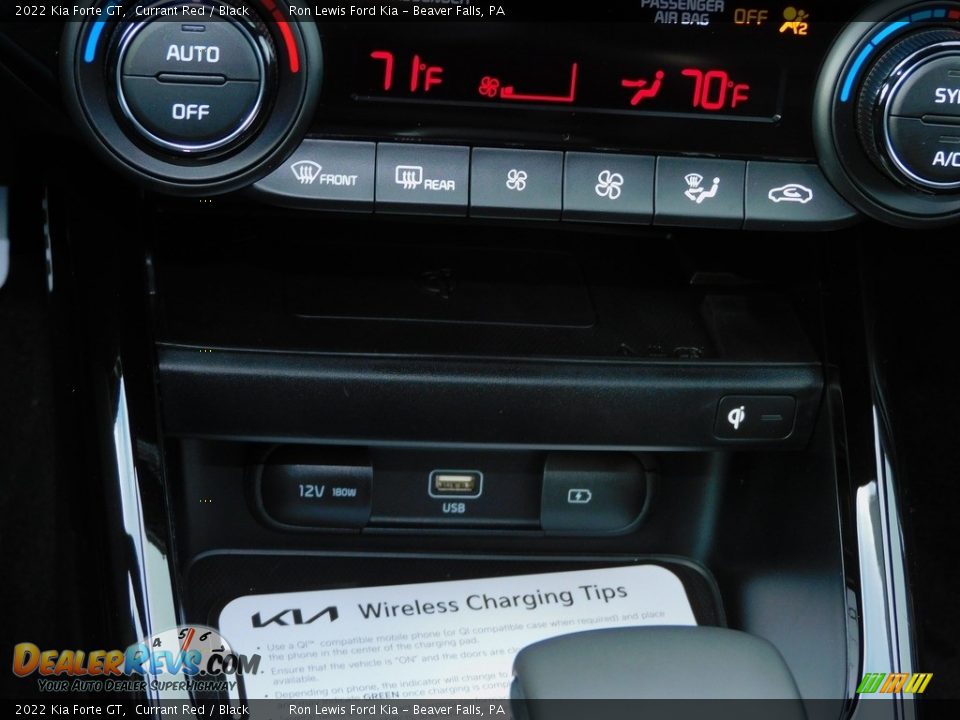2022 Kia Forte GT Currant Red / Black Photo #18