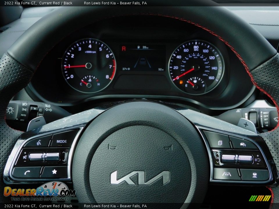 2022 Kia Forte GT Currant Red / Black Photo #19