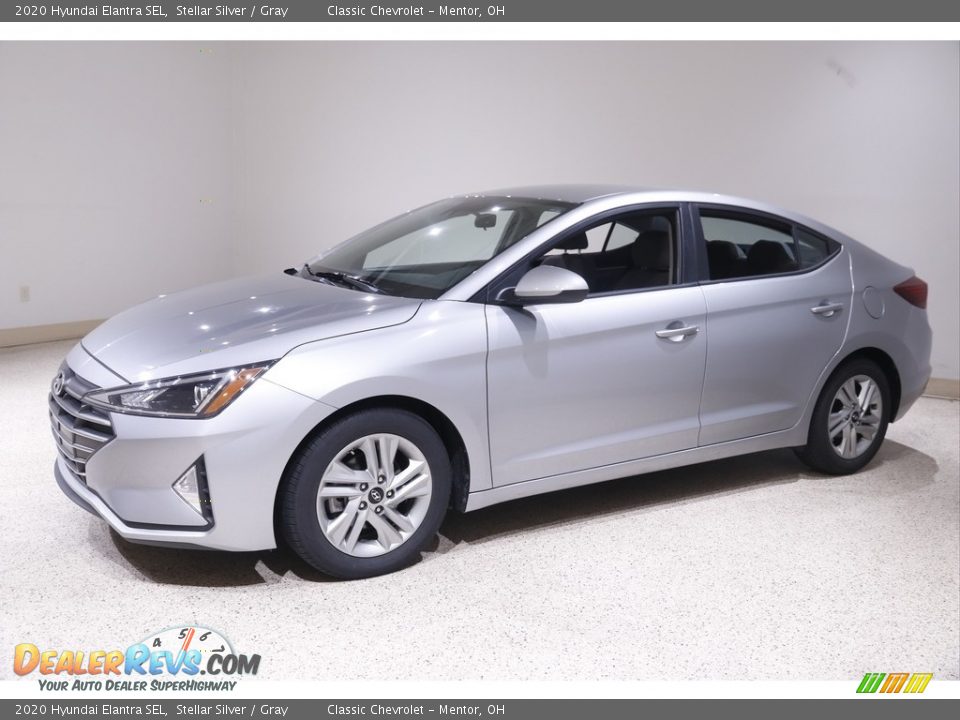 2020 Hyundai Elantra SEL Stellar Silver / Gray Photo #3