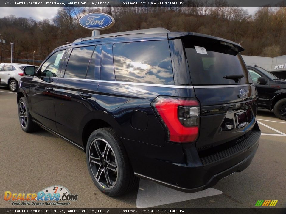 2021 Ford Expedition Limited 4x4 Antimatter Blue / Ebony Photo #5