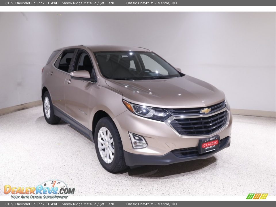 2019 Chevrolet Equinox LT AWD Sandy Ridge Metallic / Jet Black Photo #1