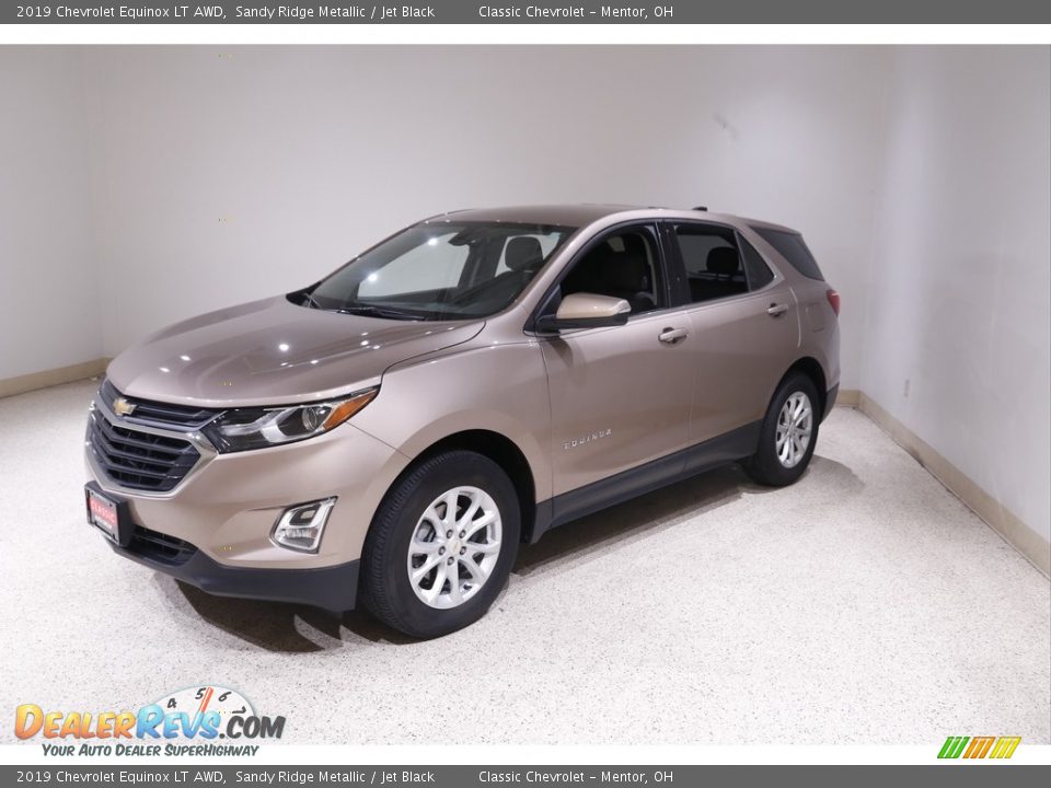 2019 Chevrolet Equinox LT AWD Sandy Ridge Metallic / Jet Black Photo #3