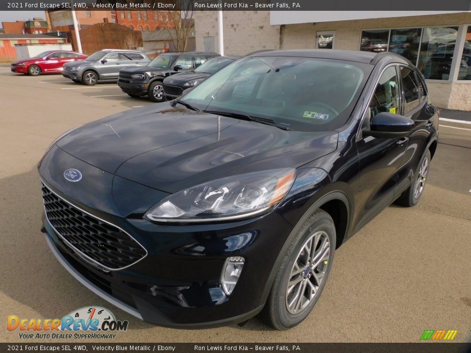 2021 Ford Escape SEL 4WD Velocity Blue Metallic / Ebony Photo #7