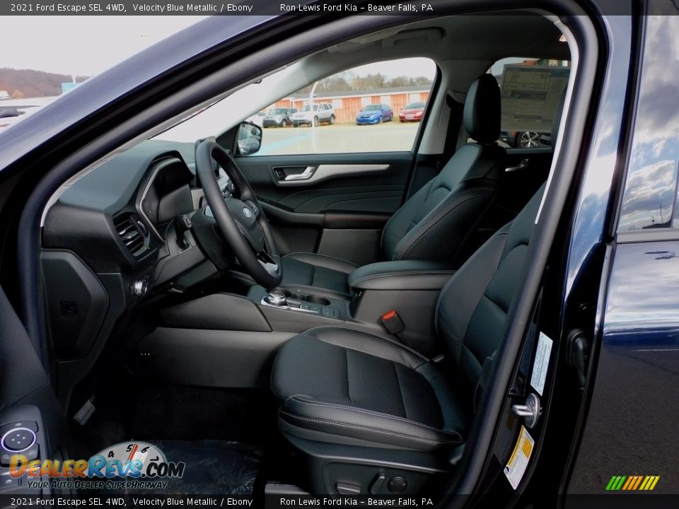 2021 Ford Escape SEL 4WD Velocity Blue Metallic / Ebony Photo #11