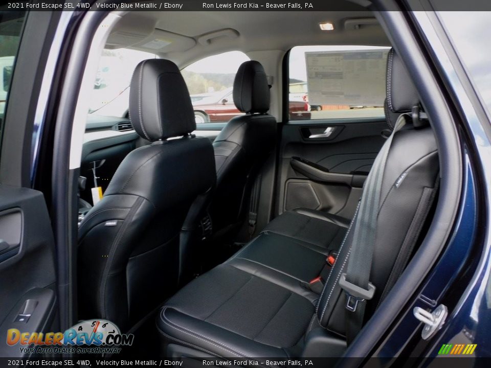 2021 Ford Escape SEL 4WD Velocity Blue Metallic / Ebony Photo #12