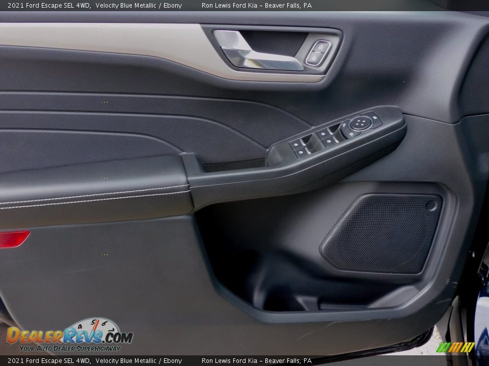2021 Ford Escape SEL 4WD Velocity Blue Metallic / Ebony Photo #14