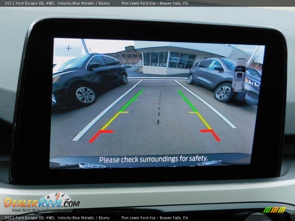 2021 Ford Escape SEL 4WD Velocity Blue Metallic / Ebony Photo #16