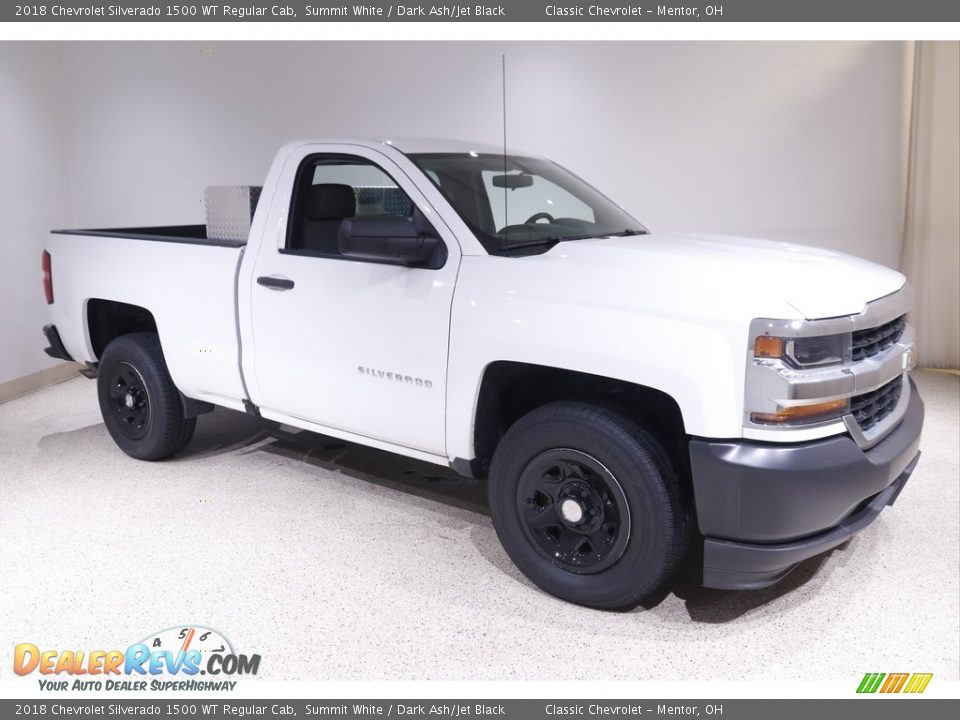 2018 Chevrolet Silverado 1500 WT Regular Cab Summit White / Dark Ash/Jet Black Photo #1