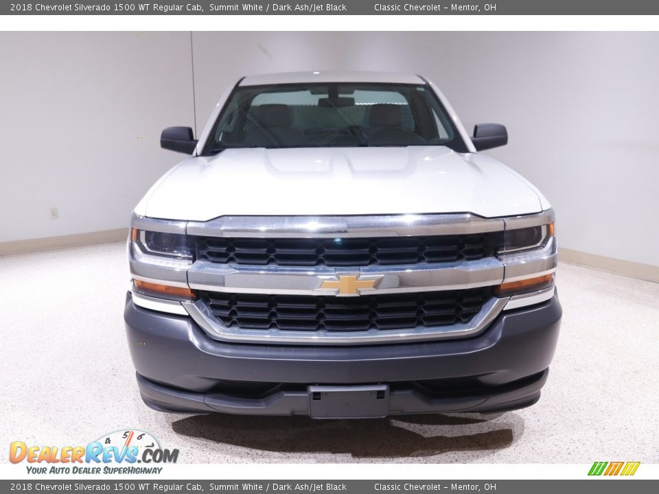 2018 Chevrolet Silverado 1500 WT Regular Cab Summit White / Dark Ash/Jet Black Photo #2