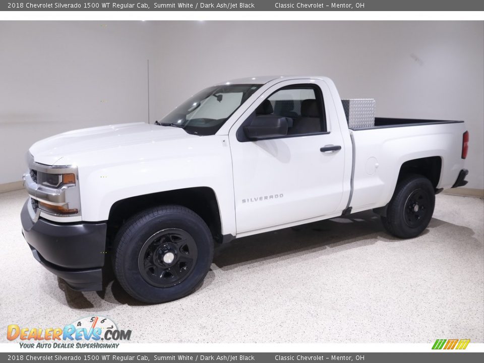 2018 Chevrolet Silverado 1500 WT Regular Cab Summit White / Dark Ash/Jet Black Photo #3