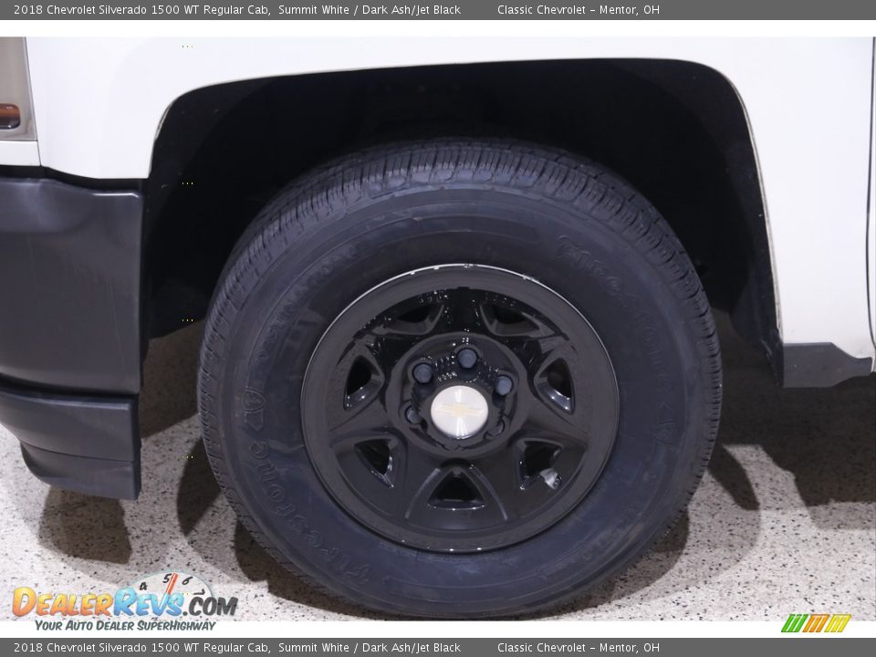 2018 Chevrolet Silverado 1500 WT Regular Cab Summit White / Dark Ash/Jet Black Photo #16