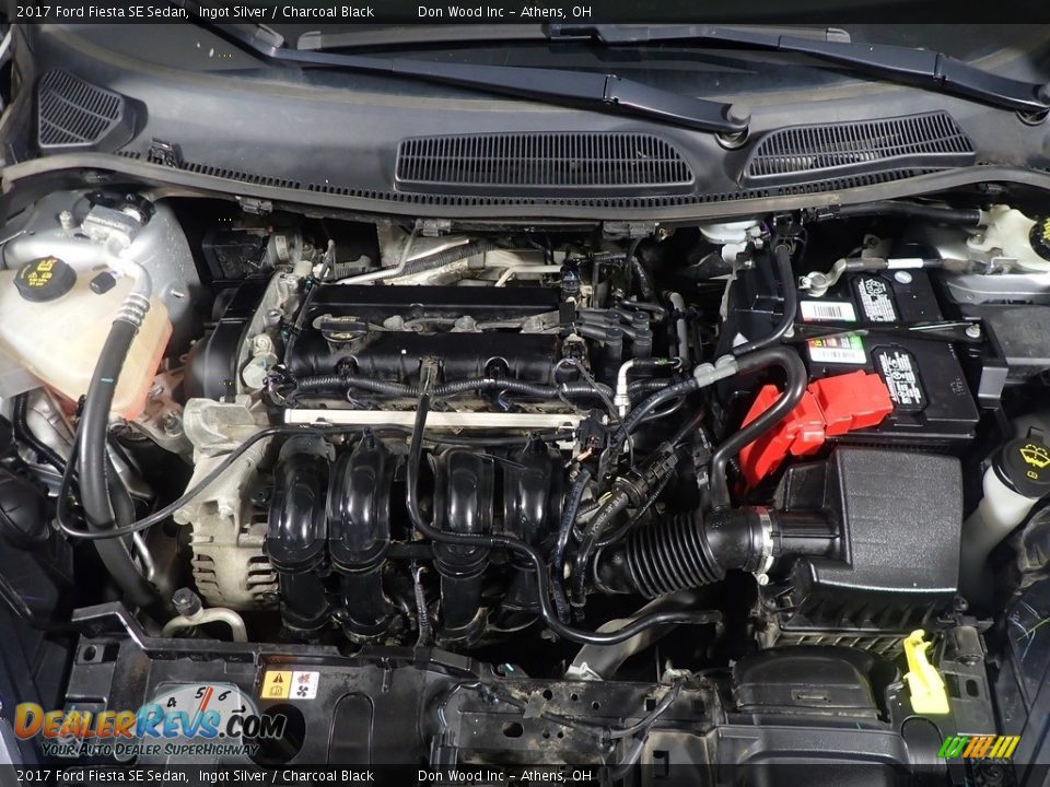 2017 Ford Fiesta SE Sedan Ingot Silver / Charcoal Black Photo #6